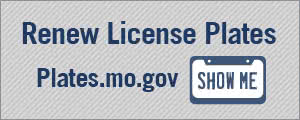Renew your license plate at plates.mo.gov