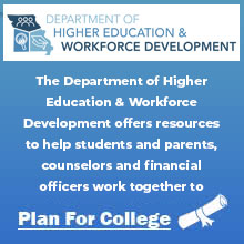 The Missouri department of Higher Education & Workforce Development offers resources to help students and parents, counselors and financial officers work together to plan for college.