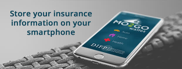 Store your insurance information on your smartphone with the Mo2Go Wallet mobile app.