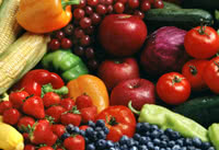 Fruits and vegetables