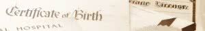 Marriage, Divorce, Birth and Death Certificates