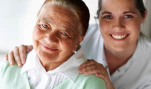 nurse and elderly patient