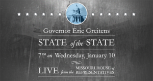 State of the State, 7 pm on Wednesday January 10